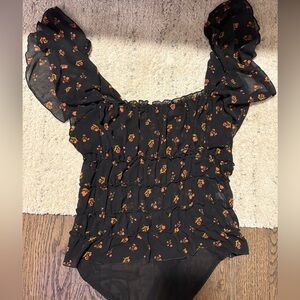 Floral bodysuit